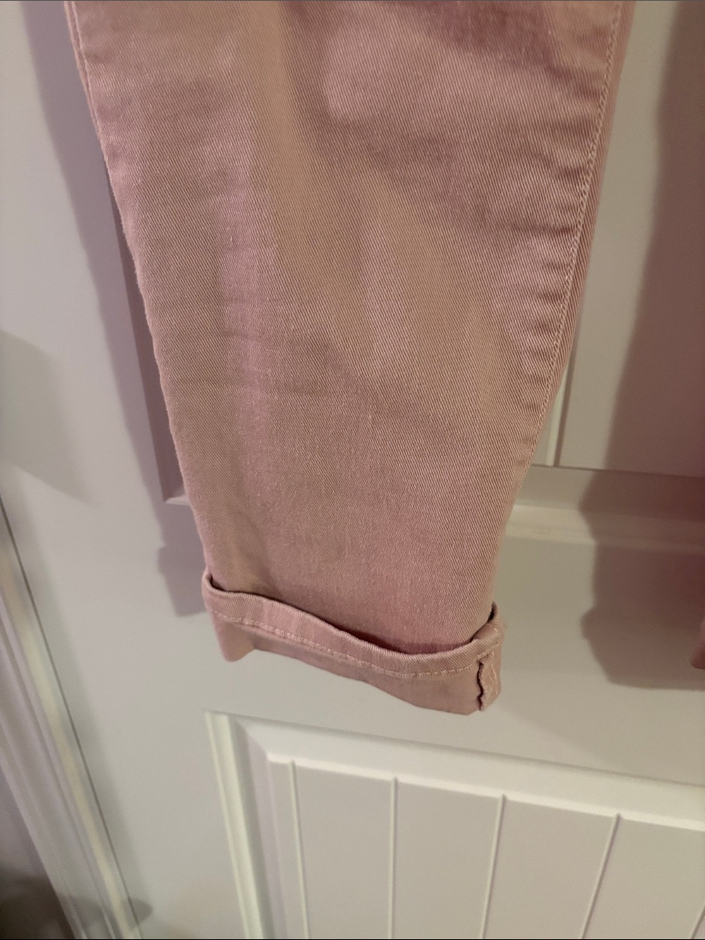 new directions Blush Pink Cropped Slim Jeans - Picture 2 of 6